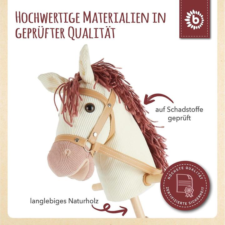 Actual product image Bieco Ginger hobby horse