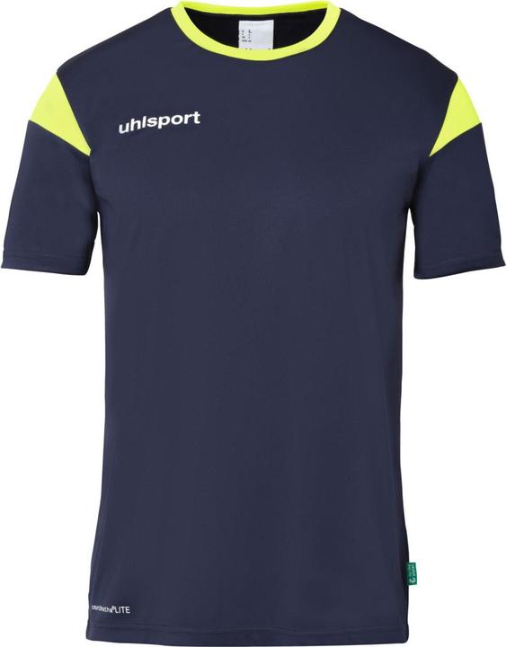 Jaune fluorescent, Bleu marine