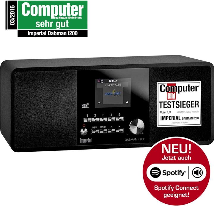 Actual product image Imperial Dabman i200 (Web radio, DAB+, Wi-Fi)