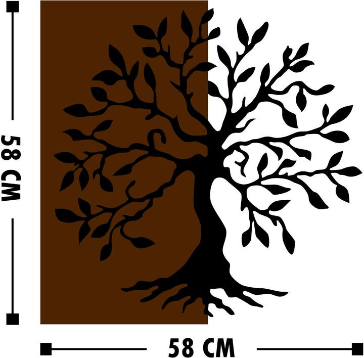 Actual product image Wallxpert Hallie (58 x 58 cm)