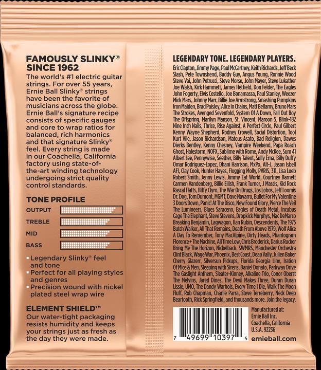 Actual product image Ernie Ball Turbo Slinky (6 x, Electric guitar, 0.05")