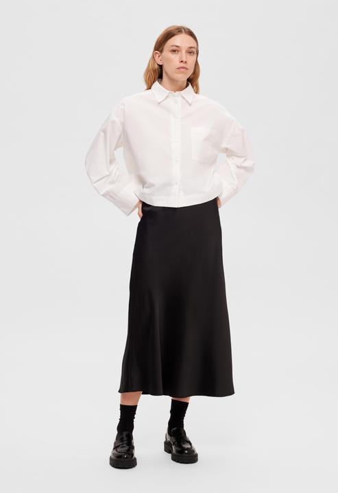 Actual product image Selected Femme Satin Midi Skirt (42)