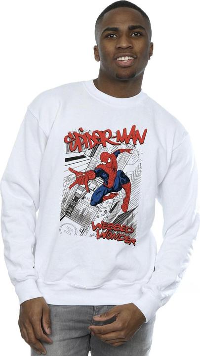 Produktbild SpiderMan Sketch City Sweatshirt (L)