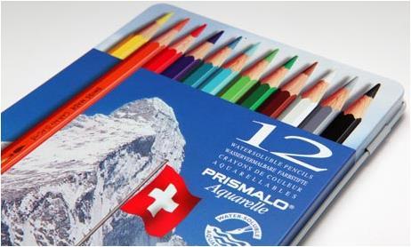 Produktbild Caran d'Ache Prismalo Aquarelle Metallschachtel (Mehrfarbig, 12 x)