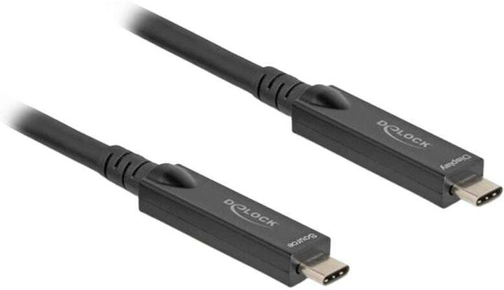 Produktbild Delock Aktives Optisches USB-C 8K Video + Daten + PD Kabel 5 m (5 m, USB 3.2 Gen 2)