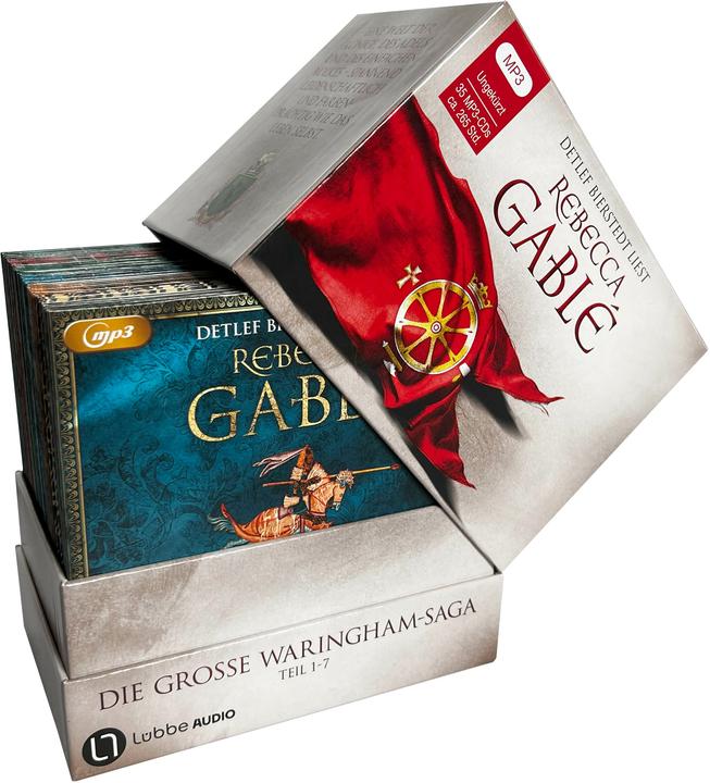 Produktbild Die grosse Waringham-Saga - Teil 1-7 (Rebecca Gablé, Detlef Bierstedt, Deutsch)