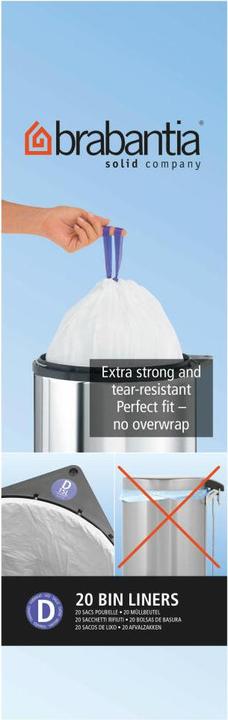 Image du produit Brabantia Perfect Fit D (20 x, 15 l)