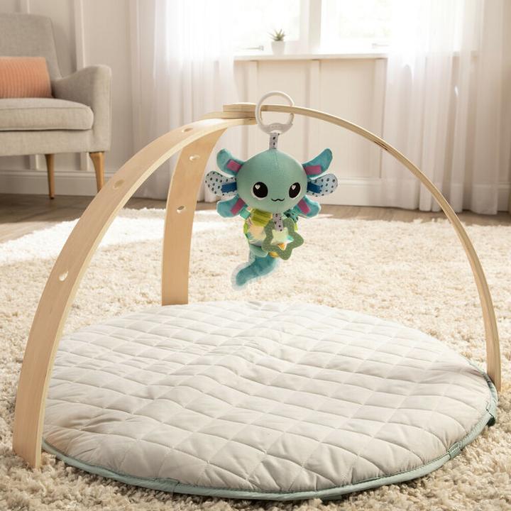 Actual product image Tomy LAMAZE Alise the Axolotl - Clip and Go Baby Pram Toys - Sensory Toys for Babies - Early Learning Bab