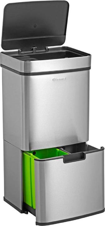 Produktbild Homra Nexo Mülleimer mit Sensor, Silber (72 l)