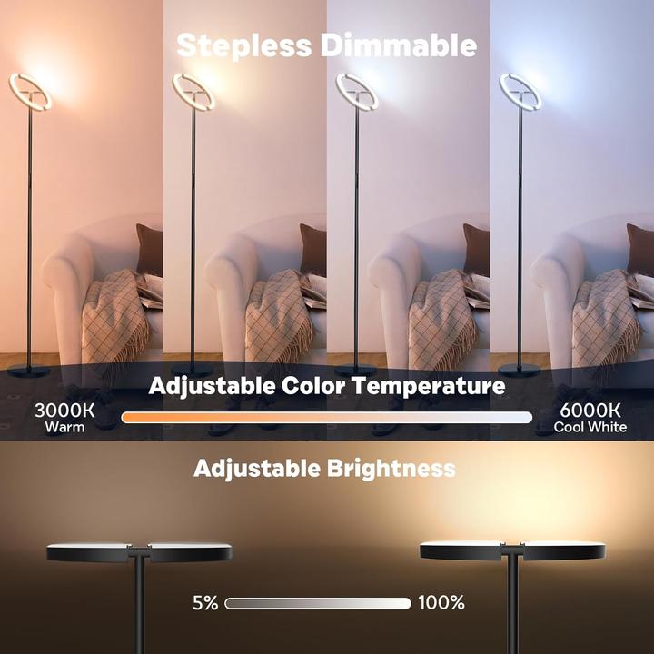 Immagine prodotto LS LED Stehleuchte RotaFlex Color (1300 lm)