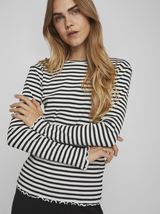 Actual product image Vila Ribbed top with long sleeves (XS)