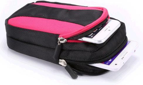 Immagine prodotto Hermex Marsupio da viaggio per contanti e smartphone - Rosa