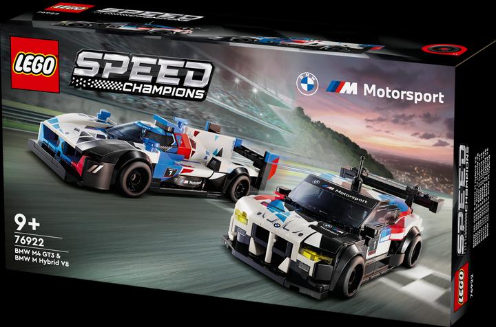 Produktbild LEGO BMW M4 GT3 & BMW M Hybrid V8 Rennwagen (76922, LEGO Speed Champions)