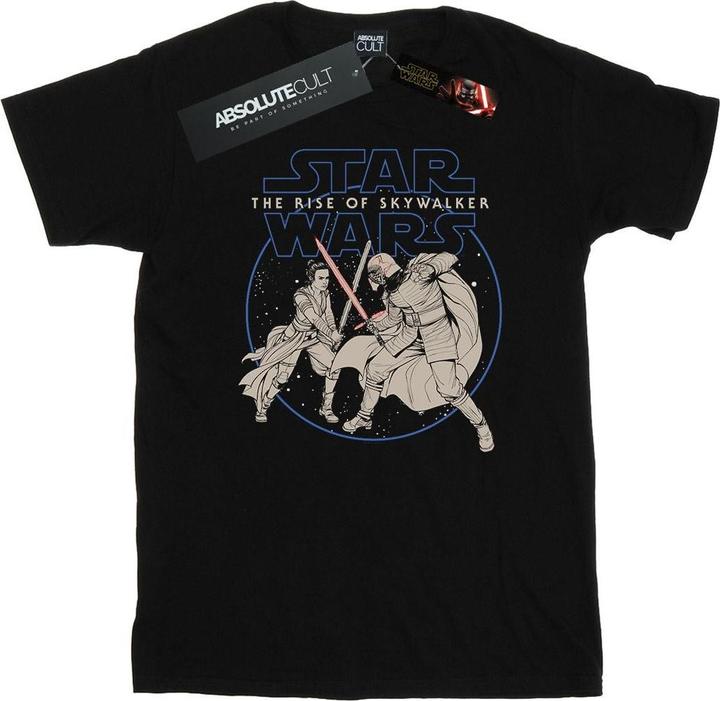 Produktbild Star Wars The Rise Of Skywalker Rey And Kylo Combat TShirt (XXL)