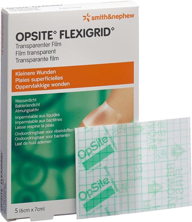 Produktbild Smith & nephew OPSITE FLEXIGRID Wundverband 6x7cm 5 Stk (5 x)