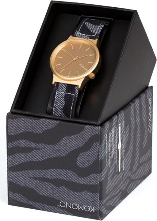 Image du produit Komono The Wizard Print Series Denim Zebra (Montre analogique, 36 mm)