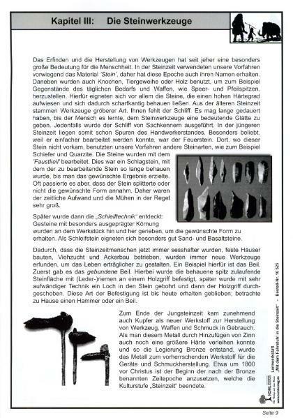 Actual product image Lernwerkstatt - Mit dem Fahrstuhl in die Steinzeit (German, KOHL VERLAG The publisher with the tree, 2004)