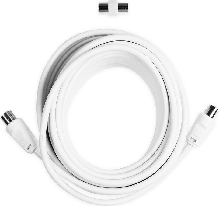 Immagine prodotto Ekon Cavo antenna maschio/femmina + adattatore 75dB (Cavi antenna)