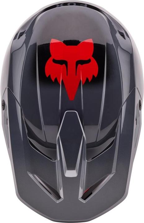 Fox VISOR 24 V1 - INTERFERE GRY/RD S/M