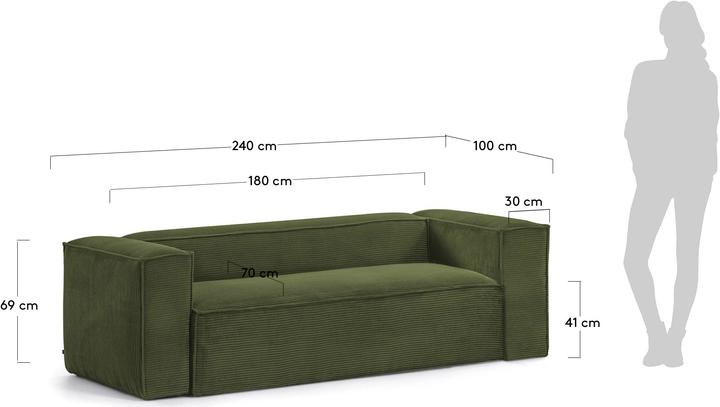Produktbild Kave Home Blok (3-Sitzer)