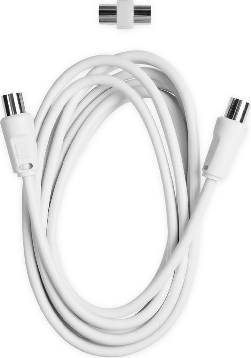 Immagine prodotto Ekon Cavo antenna maschio/femmina + adattatore 75dB (Cavi antenna)