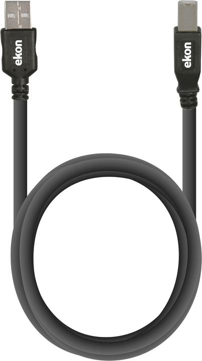 Actual product image Ekon Type A-B male USB printer cable (1.80 m, USB 2.0)