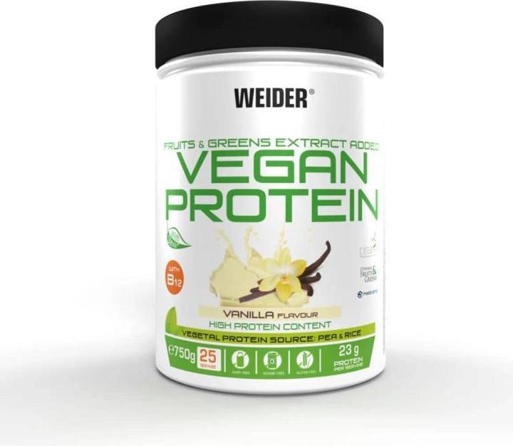 Immagine prodotto Weider Proteine vegane (Vaniglia, 1 pz., 750 g)