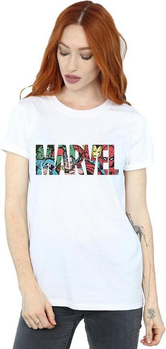 Image du produit T-shirt boyfriend en coton à logo pour dames et messieurs (3XL)