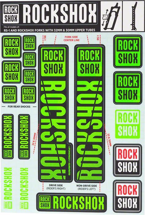 Immagine prodotto RockShox Kit di adesivi forcelle fino al 2018