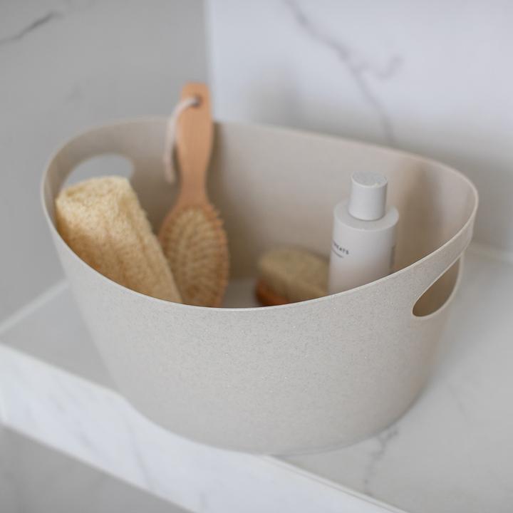 Actual product image Koziol Laundry basket Bottichelli M 4.5 l, White matt (4.50 l)