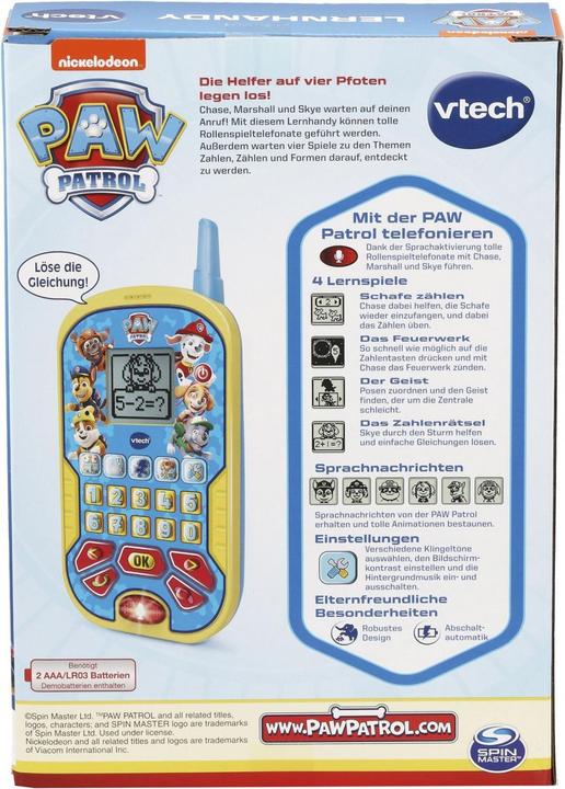 Immagine prodotto VTech Cellulare didattico Paw Patrol (Tedesco)