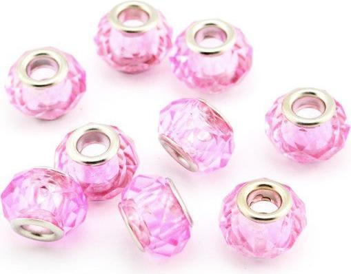Immagine prodotto Hermex Perlina placcata argento 925 - Rosa argenteo (Argento 925, Plexiglas)