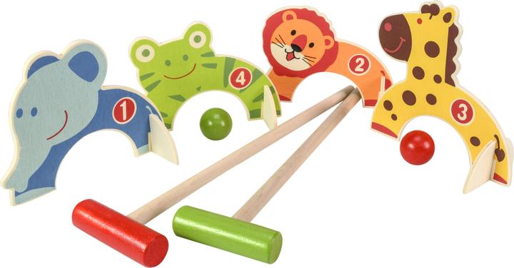 Actual product image Tactic Wooden animal croquet set