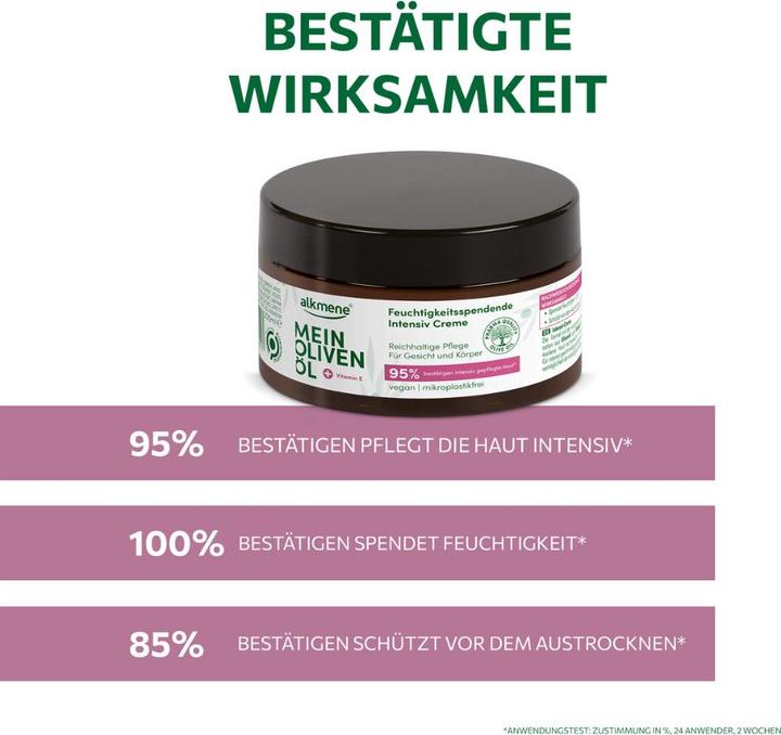 Produktbild Alkmene MEIN OLIVENÖL, Feuchtigkeitsspendende Intensiv Creme (Körpercreme, 200 ml)