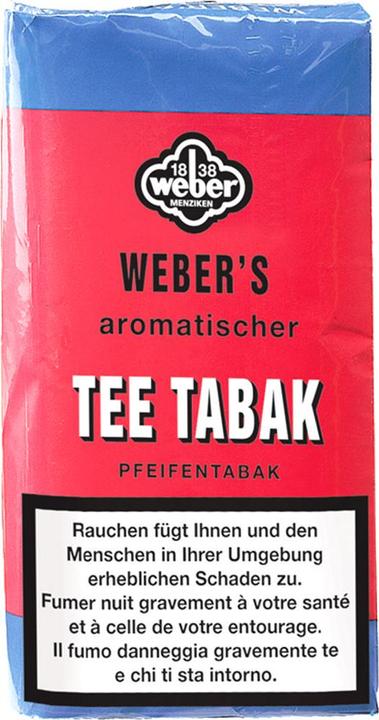 Weber Tea Tobacco Red Ribbon