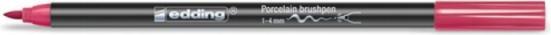 Image du produit Edding Crayon à peinture pour porcelaine Brushpen (Carmin, 4 mm, 1 x)