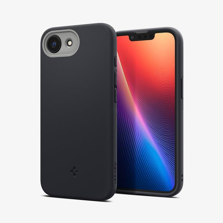 Actual product image Spigen Nano Pop (MagFit) iPhone 16e Case Black Sesame (Apple iPhone 16e)