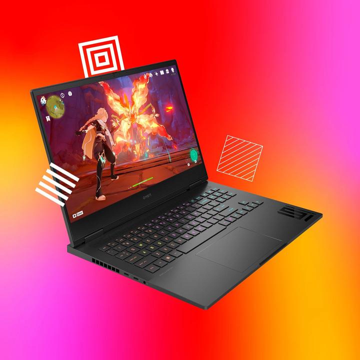 Actual product image HP OMEN 16-wf1178ng 16.1" QHD IPS 240Hz, Intel Core i7-14700HX, 32GB RAM, 1TB SSD, RTX 4070, Windows (16.10", Intel Core i7-14700HX, 32 GB, 1000 GB, DE)