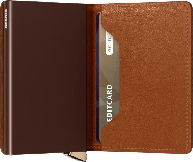 Immagine prodotto Secrid Slimwallet Premium Emboss Lines cognac
