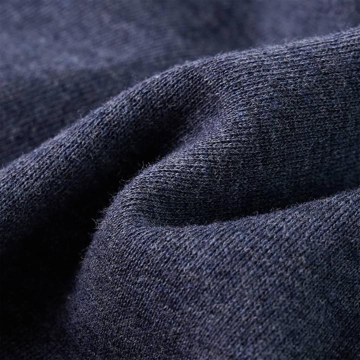 Produktbild VidaXL Kinder-Kapuzenpullover mit Reissverschluss Dunkelblau (128)