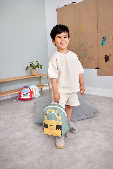 Actual product image Lassig Tiny Backpack Tiny Drivers Excavator