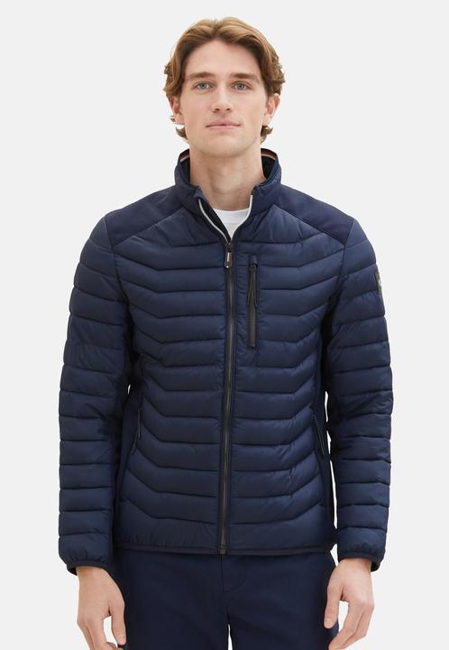 Produktbild Tom Tailor Jacke Steppjacke mit Stehkragen und Reissverschlusstaschen (XL)