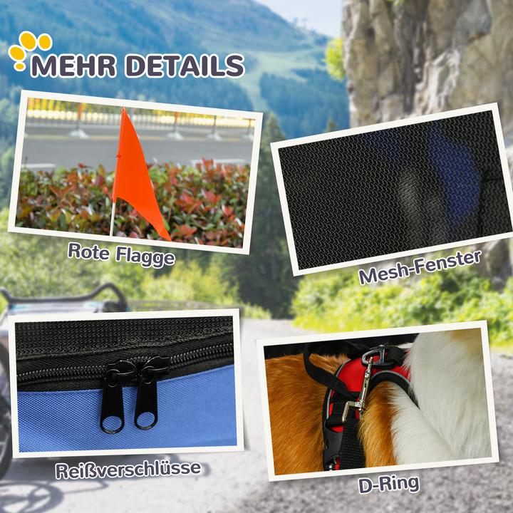 Actual product image PawHut Bicycle trailer for dogs