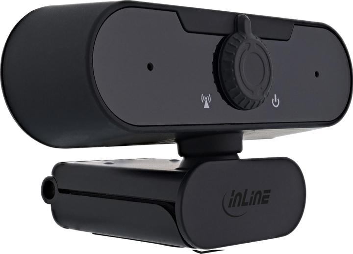 Actual product image InLine ® Webcam FullHD 1920x1080/30Hz with autofocus, USB Type-C connection cable (2.10 Mpx)