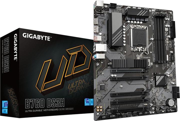Produktbild Gigabyte B760 DS3H (LGA 1700, Intel B760 Express, ATX)