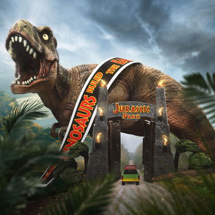 Produktbild Iron Studios Jurassic Park Mini Co. PVC Figur T-Rex Illusion Deluxe 15 cm