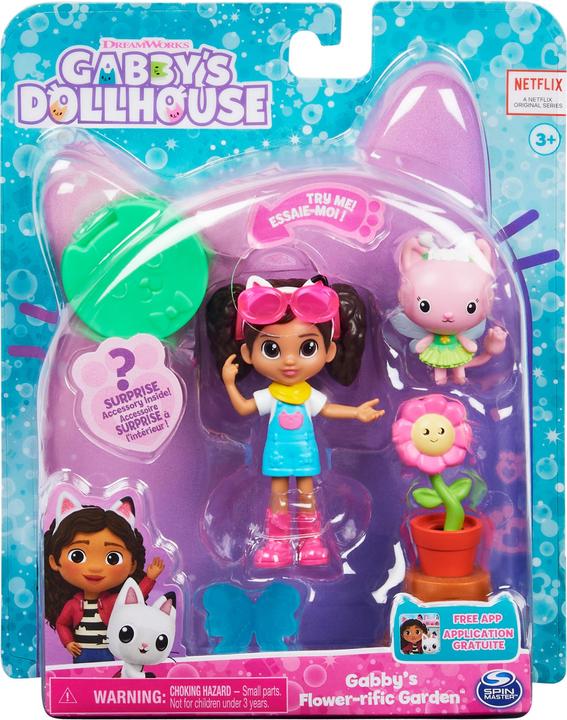 Actual product image Spin Master Gabby's Dollhouse Cattivity Pack Flower Garden