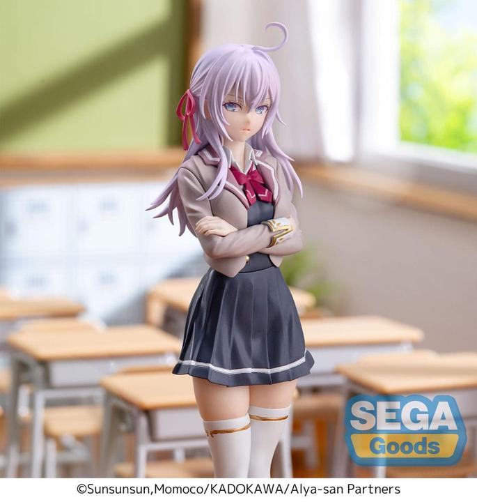 Immagine prodotto Sega Alya a volte nasconde i suoi sentimenti in russo Luminasta Statua in PVC Alya Uniform Ver. 18 cm