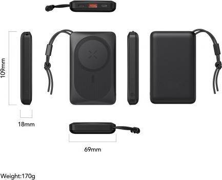 Image du produit Swissten Banque de puissance (10000 mAh, 20 W, 37 Wh)