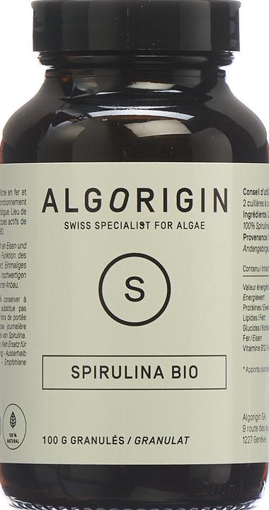 Image du produit Algorigin Spiruline bio gran (1 pièce(s), À granulés, 250 g)